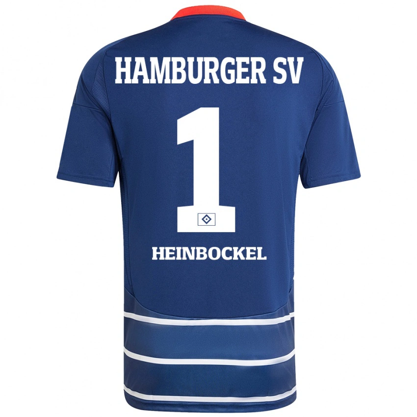ילדים סימון היינבוקל #1 כחול כהה הרחק ג'רזי 2024/25 חולצה קצרה