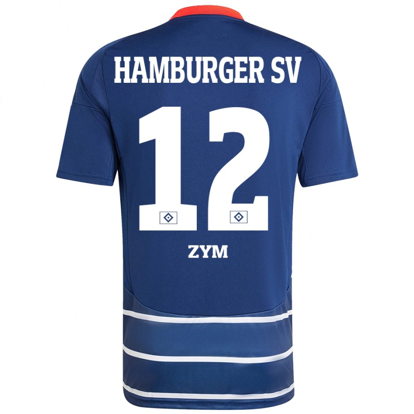 ילדים מרסל צים #12 כחול כהה הרחק ג'רזי 2024/25 חולצה קצרה