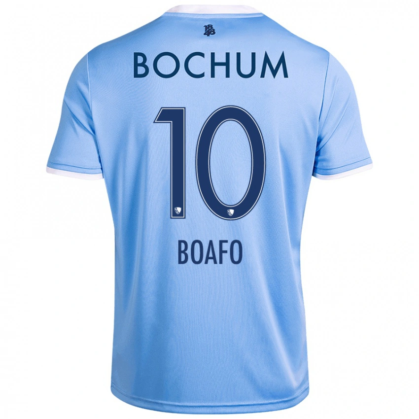 גברים Divine Boafo #10 שמיים כחולים הרחק ג'רזי 2024/25 חולצה קצרה