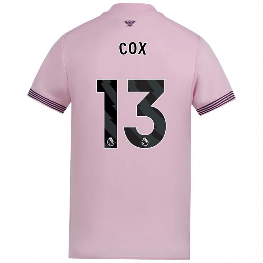 ילדים Matthew Cox #13 וָרוֹד הרחק ג'רזי 2024/25 חולצה קצרה