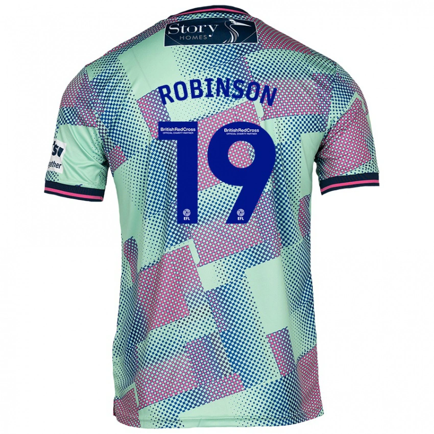 ילדים Jack Robinson #19 יָרוֹק הרחק ג'רזי 2024/25 חולצה קצרה