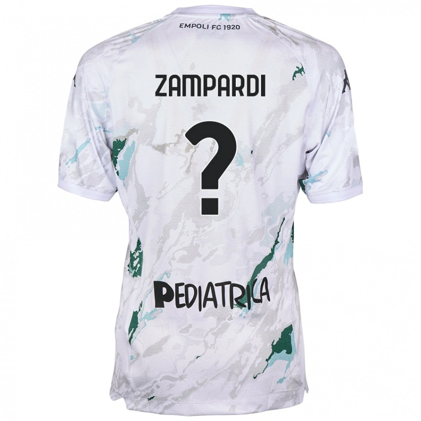 ילדים Gabriele Zampardi #0 אָפוֹר הרחק ג'רזי 2024/25 חולצה קצרה