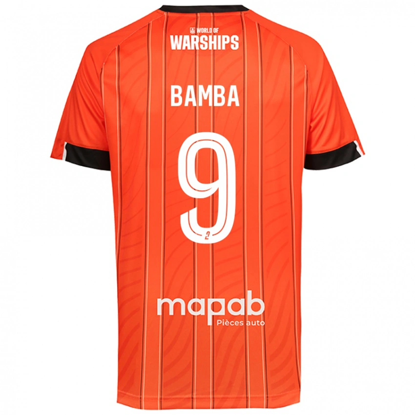 גברים Mohamed Bamba #9 כָּתוֹם ג'רזי ביתית 2024/25 חולצה קצרה
