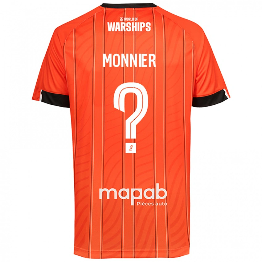גברים Isaac Monnier #0 כָּתוֹם ג'רזי ביתית 2024/25 חולצה קצרה