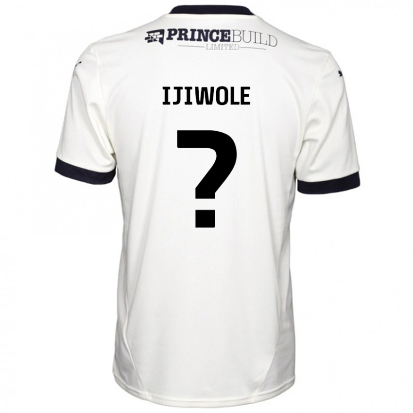 גברים Andrew Ijiwole #0 לבן שחור הרחק ג'רזי 2024/25 חולצה קצרה