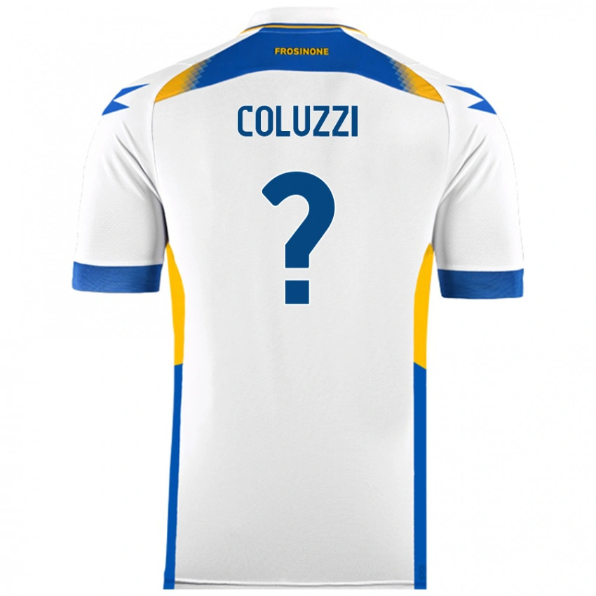 גברים Alessandro Coluzzi #0 לָבָן הרחק ג'רזי 2024/25 חולצה קצרה