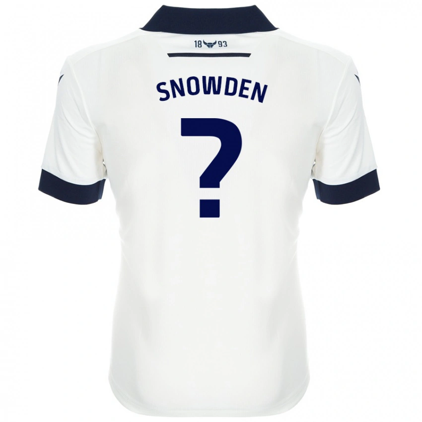 נשים Leo Snowden #0 כחול נייבי לבן הרחק ג'רזי 2024/25 חולצה קצרה