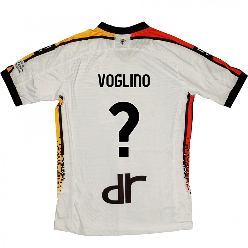 נשים Giacomo Voglino #0 לבן שחור הרחק ג'רזי 2024/25 חולצה קצרה